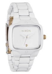 Nixon The Small Player All White/Gold Damenuhr