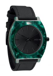 Nixon The Time Teller Acetate White Emerald Damenuhr