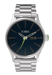 Nixon The Sentry SS Midnight Blue / Volt Green