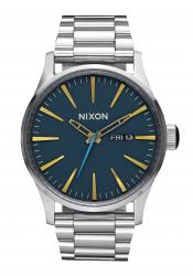 Nixon The Sentry SS Navy Brass Armbanduhr