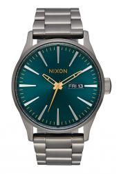 Nixon The Sentry SS Gunmetal / Spruce / Brass