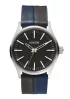 The Sentry 38 Leather Black / Navy / Black