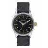 The Sentry 38 Leather Black Brass