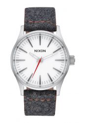 Nixon The Sentry 38 Leather Gray / Tan