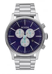 Nixon The Sentry Chrono Purple Herrenchronograph