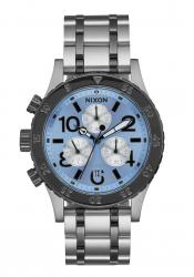 Nixon The 38-20 Chrono Silver Sky Gunmetal
