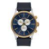 The Sentry Chrono Leather Gold / Blue Sunray Herrenchronograph