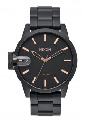 Nixon The Chronicle 44 All Black / Rose / Gold