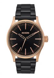 Nixon The Sentry 38 SS Black / Rose / Black