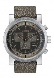 Nixon The Magnacon Leather Gray Stingray
