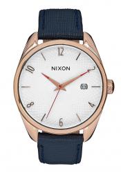 Nixon The Bullet Leather Rose Gold / Navy