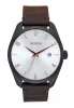 The Bullet Leather Black / Silver / Brown