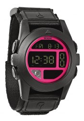 Nixon The Baja Black / Bright Pink