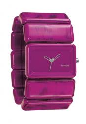 Nixon The Vega Shocking Pink Marble Damenuhr