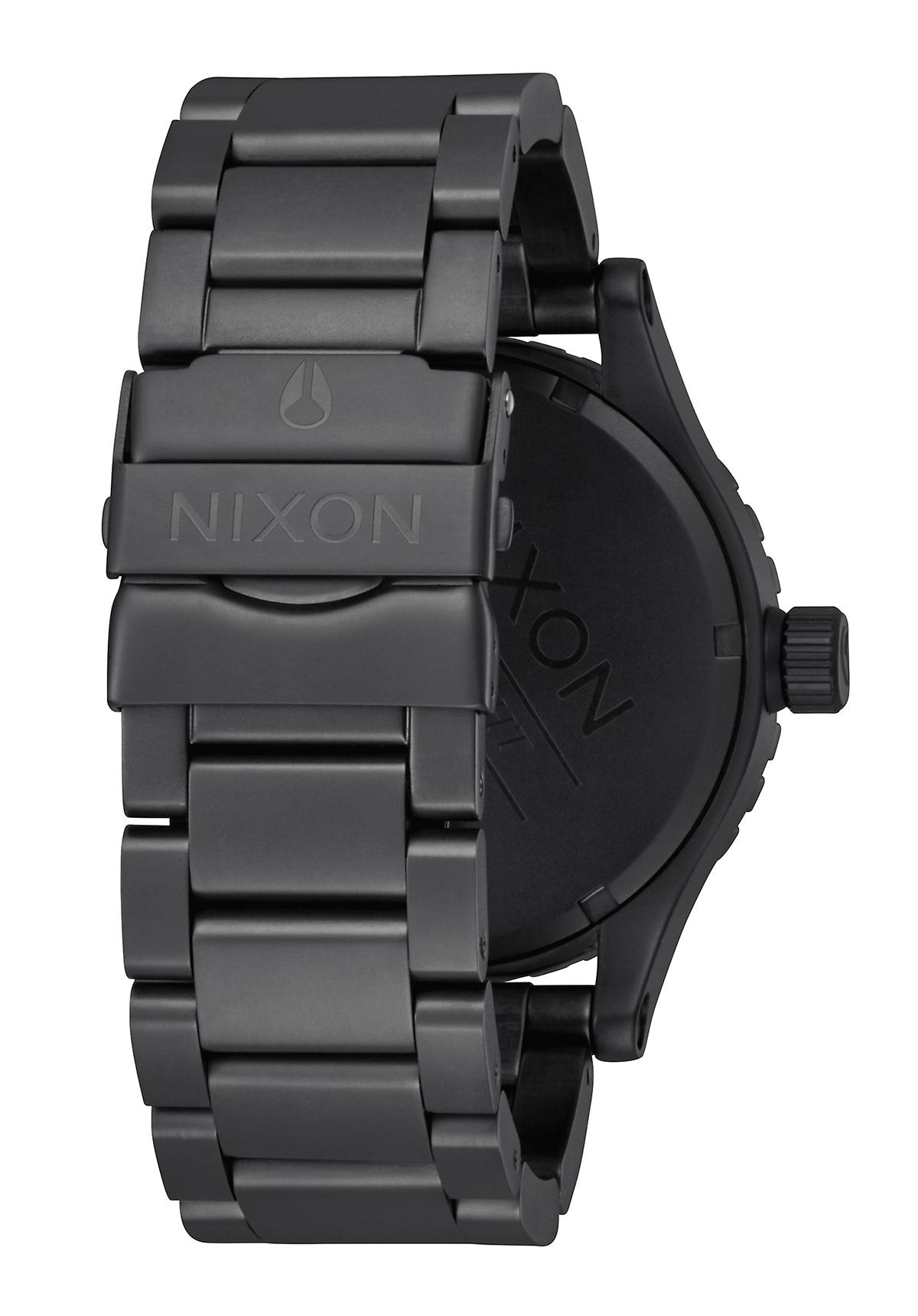 送関税込☆Nixon46ニクソン CHRONO ALL GUNMETAL BLUE A9162340 (Nixon