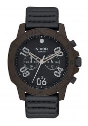 Nixon The Ranger Chrono Leather Bronze / Black