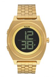 Nixon The Time Teller Digi SS All Gold Armbanduhr