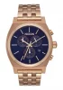 The Time Teller Chrono All Rose Gold / Navy Sunray