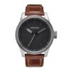 The Safari Leather Silver / Black / Brown