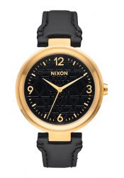 Nixon The Chameleon Leather Gold / Black / Stamped