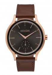 Nixon The Sala Leather Rose Gold / Burgundy