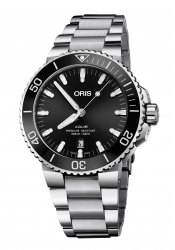 Oris Herrenuhr Aquis Date Automatik-Taucheruhr
