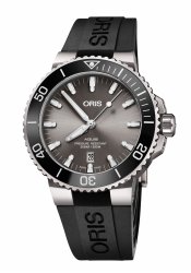 Oris Herrenuhr Aquis Date Titan Automatik-Taucheruhr