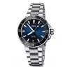 Damenuhr Aquis Date Automatik-Taucheruhr Blau