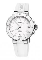 Oris Damenuhr Aquis Date Automatik-Taucheruhr