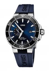 Oris Herrenuhr Aquis Small Second Automatik-Taucheruhr