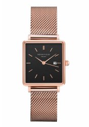 Rosefield The Boxy Mesh Rosegold Damenuhr
