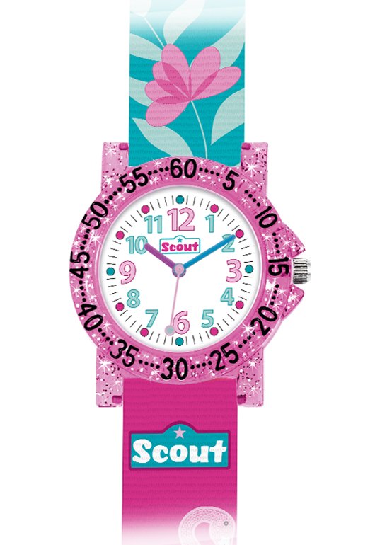 Kinderuhr Flamingo