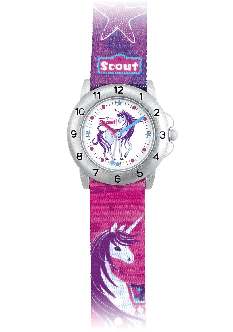 Kinderuhr Einhorn