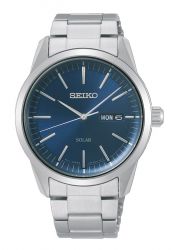 Seiko Herrenuhr Solar Blau