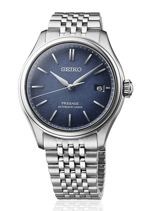 Presage Classics Automatikuhr 40mm blau