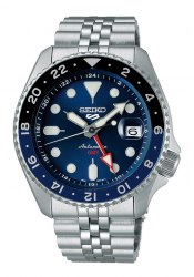 Seiko Seiko 5 SKX Sport Style GMT Herrenuhr blau