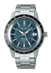 Seiko Presage Auto GMT Blau