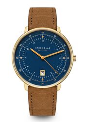 Sternglas Hamburg gold Quarz Wildleder