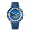 Tachymeter 2.0 Blau Kautschuk