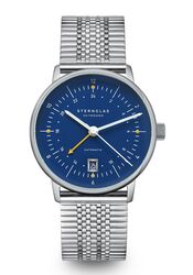 Sternglas Naos Pro GMT Automatik blau Superslimarmband