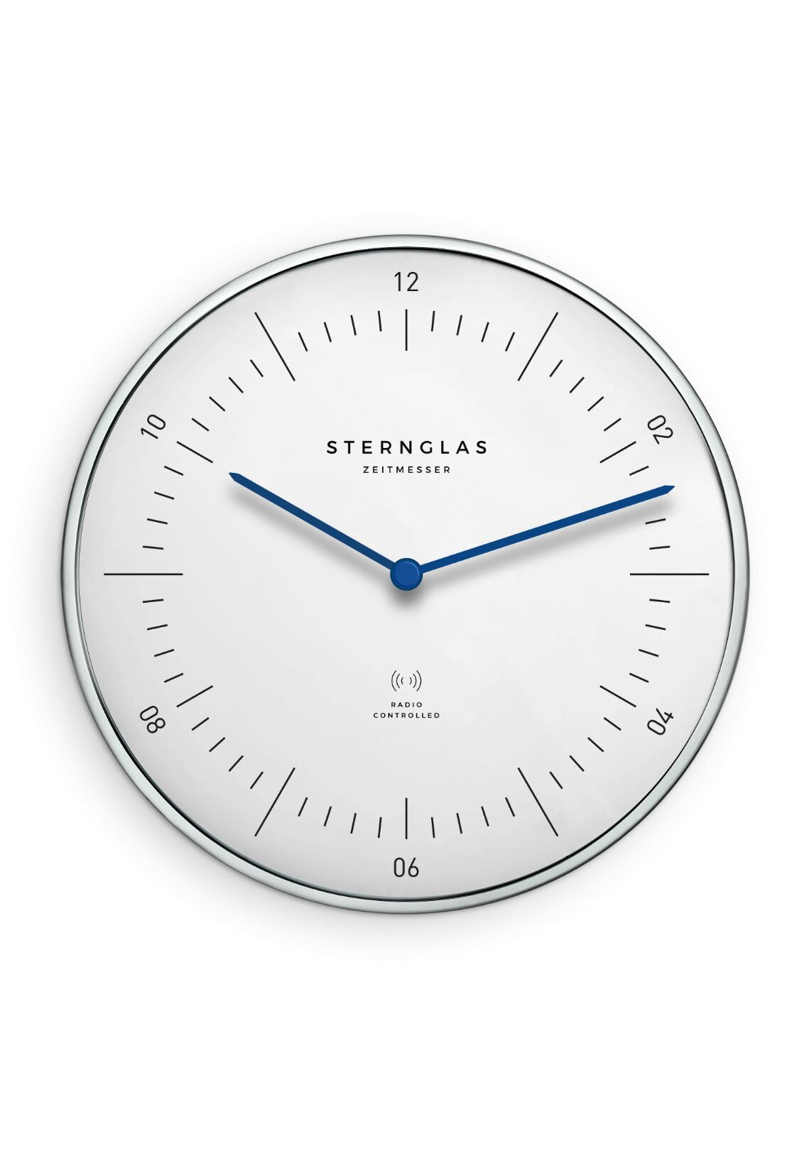 Wanduhr Naos Funk weiß