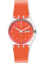 Swatch Red Away Armbanduhr