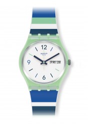 Swatch Sky Zebra Armbanduhr