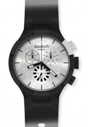 Swatch Big Bold Chrono Chequered Silver