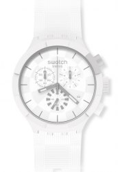 Swatch Big Bold Chrono Chequered White