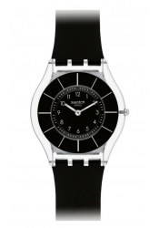 Swatch Black Classiness Damenuhr