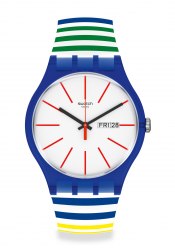 Swatch Home Stripe Home Armbanduhr
