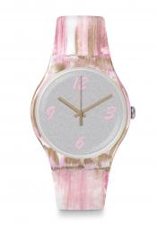 Swatch Pinkquarelle Armbanduhr