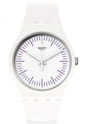 Swatch New Gent WhiteNpurple Armbanduhr