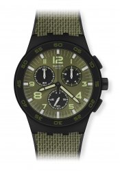 Swatch Dark Forest Herrenchronograph